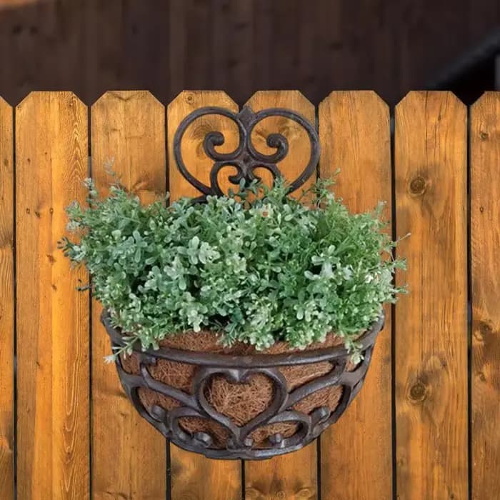 Doublures de pot de fleur en fibre d'amp, remplacement de jardinière murale, fibre optique, polymère