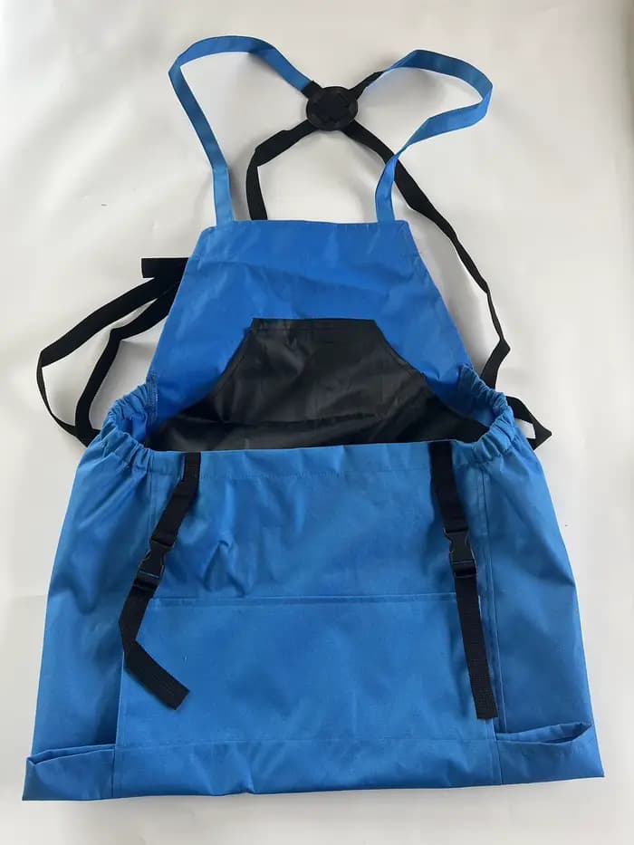 Tablier de jardinage grande capacité pour la cueillette de fruits et légumes, avec grandes poches de