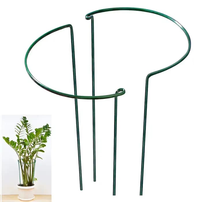 Piquets de Support de plantes en métal robuste, 2 pièces, cadre de Support d'escalade pour jardin, g