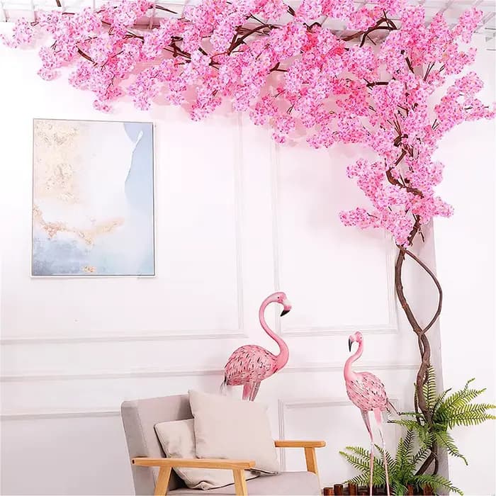 Arbre artificiel de cerisier japonais, arbre de sakura, décoration, fausses vignes de cerisier pour 
