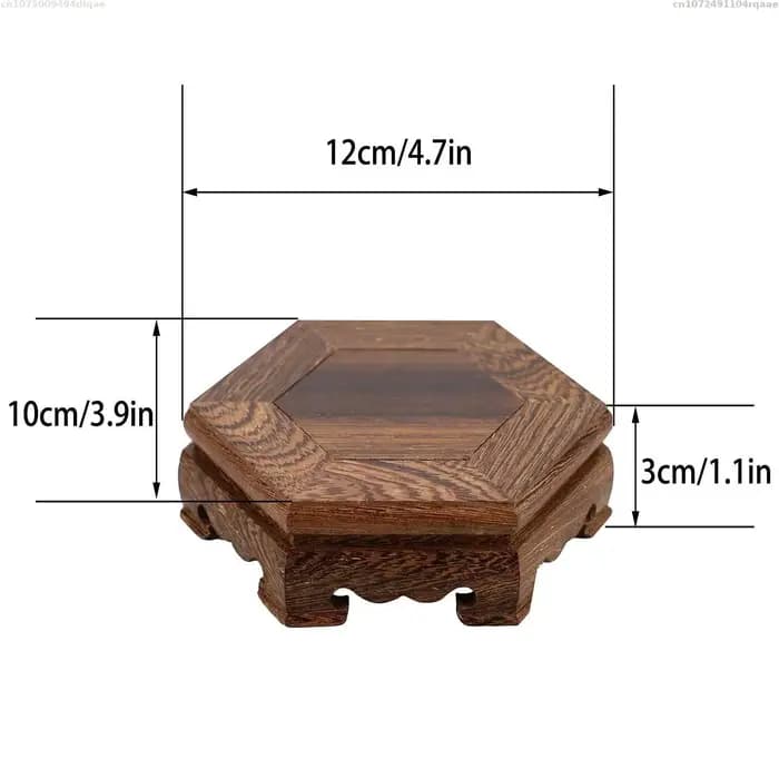 Artisanat en bois naturel, décorations de cour, jardins, serre, supports pour plantes, Vases à fleur