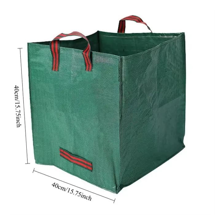 Sac de rangement de jardin robuste de 60/125 L |   Sac de ramassage de feuilles et de débris de jard