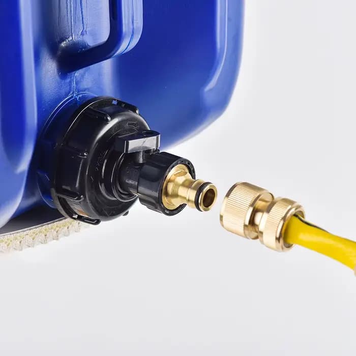Connecteur d'eau de jardin de tuyau d'adaptateur de assujetIBC, filetage grossier, pièces de raccord