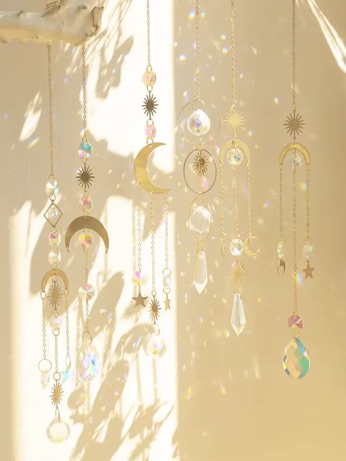 Attrape-Soleil en Clip pour Décoration de Jardin, Citroprisme, Arc-en-Ciel, Lumière, Fenêtre, Orneme