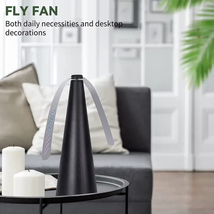 Les ventilateurs volants pour tables avec pales souples, alimentés par USB ou piles, soufflet et por