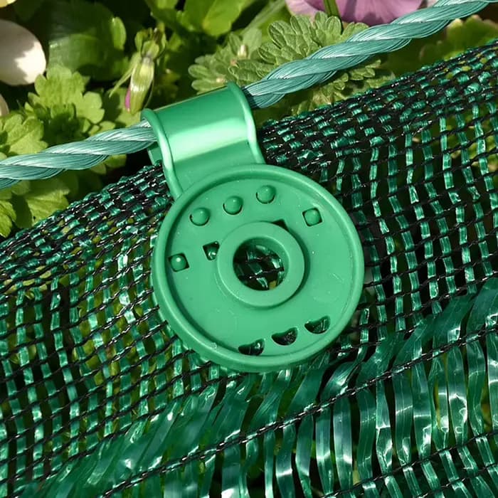 Clip pour tissu d'ombrage vert, 10/20/50 pièces, Clip pour filet d'ombrage, serre de jardin, pinces 
