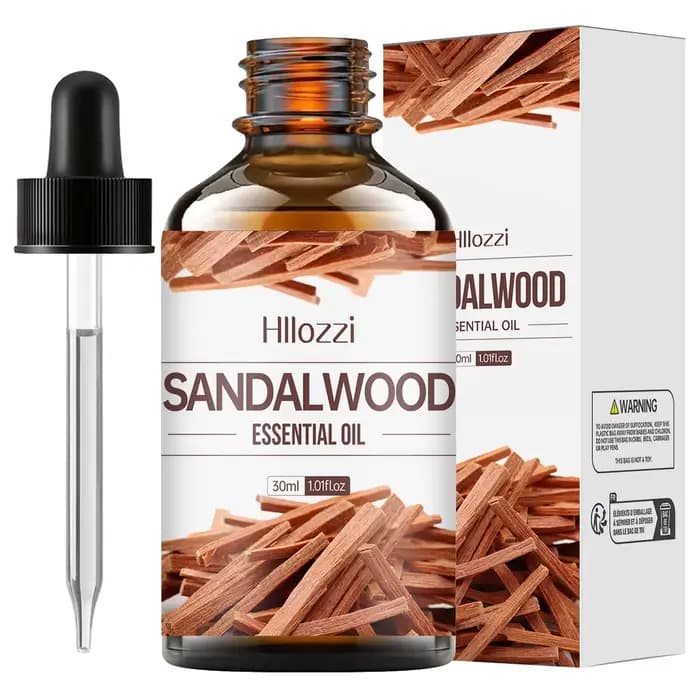 Huile essentielle de bois de santal adaptée au massage, au douche, aux soins de la peau, à la diffus