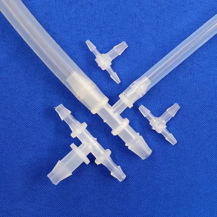Connecteurs en plastique PP en T de réduction de type T, adaptateur de pagode, raccords de tuyaux d'