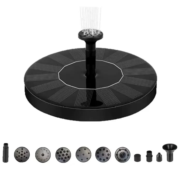 Fontaine solaire pour piscine extérieure, pompe essentielle en été, adaptée aux étangs, aux piscines