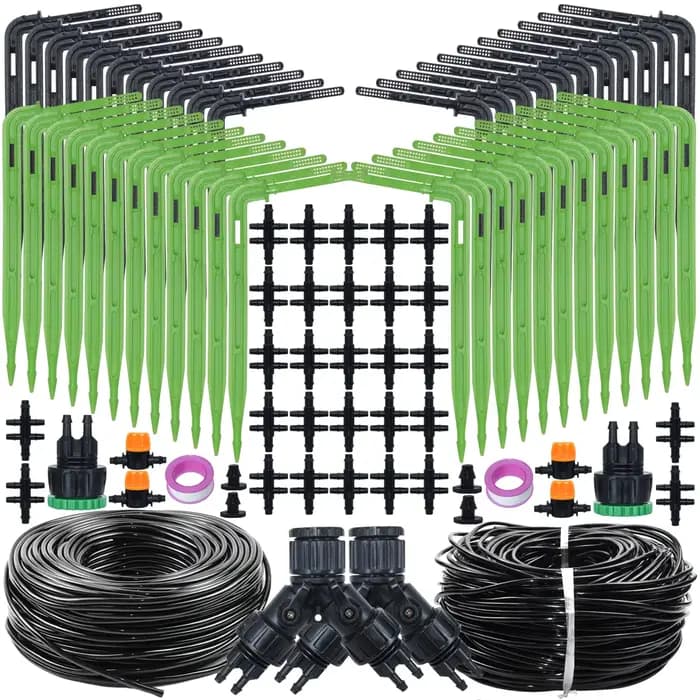 KESLA-Kit d'arrosage automatique de jardin, système d'égouttement coudé, tuyau de 4/7mm à 3/5mm pour