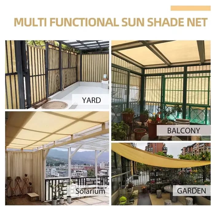 Filet pare-soleil, auvent pare-soleil en polyéthylène, filet pare-soleil pour jardin extérieur, file