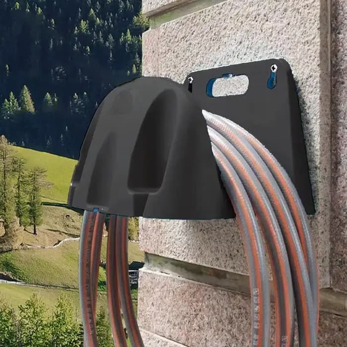 Support mural de tuyau d'eau durable, cintre en métal pour l'extérieur