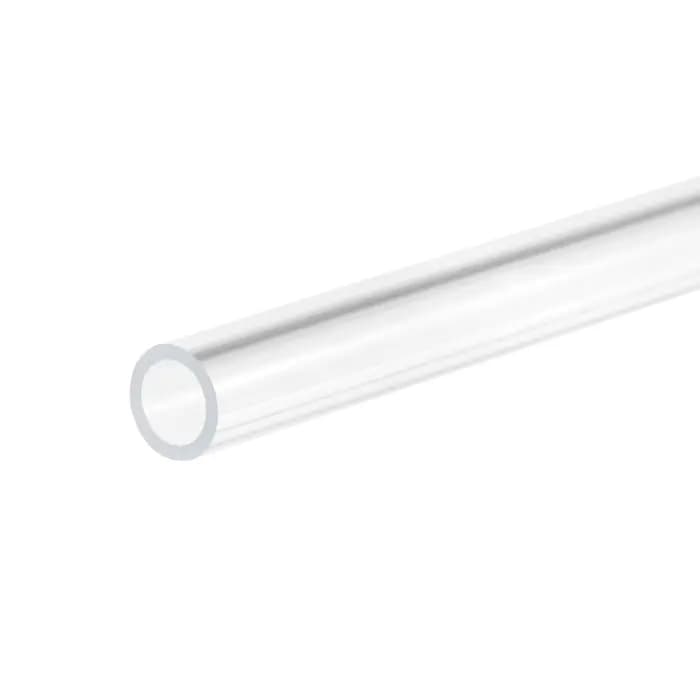 Tuyau acrylique rigide Transparent de 305mm de longueur, 2 pièces, 6mm ID x 8mm OD, tuyau d'eau Tran