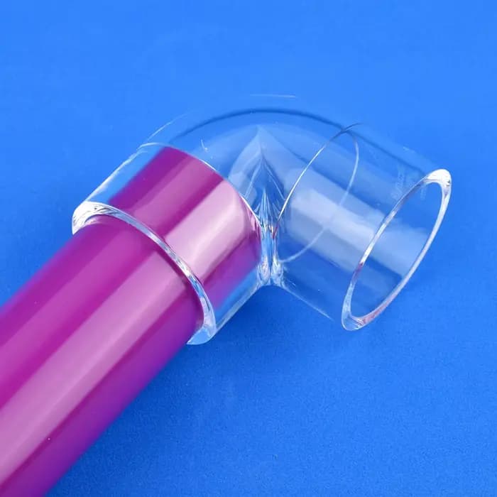 16~50mm Acrylique 90 °   Raccords de tubes transparents coudés, connecteur de tuyau d'eau d'aquarium