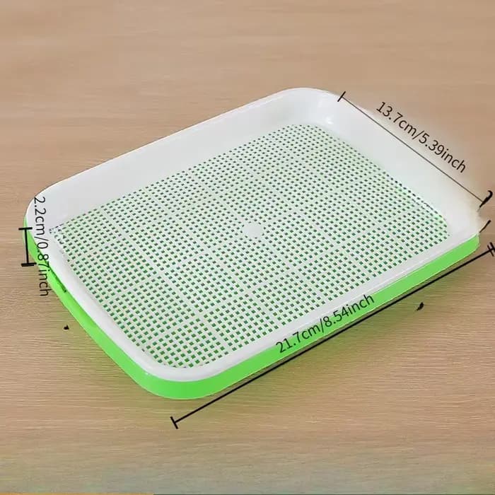 Kit de germination rapide pour semis, comprenant grille et plateau légers, pour une germination effi