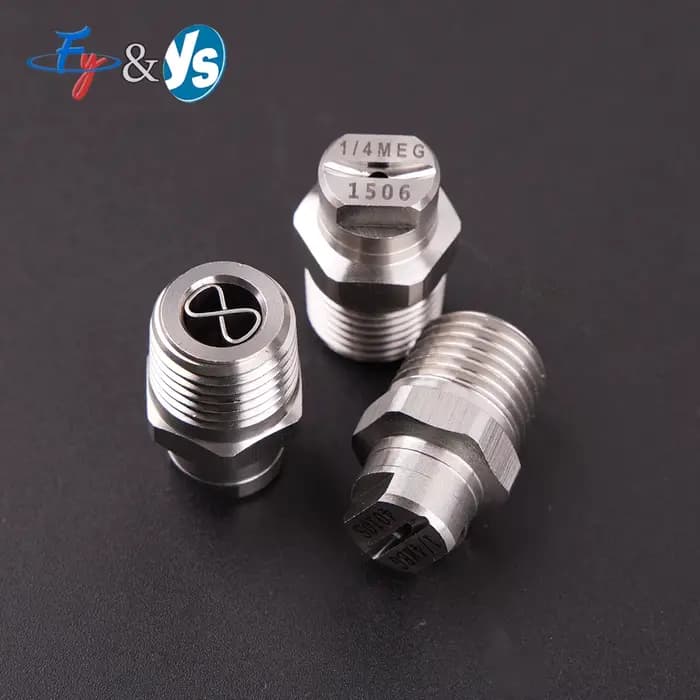 1/4 ''15/25 degrés MEG buse de ventilateur plat haute pression, nouvelle buse de Jet plat pour le la