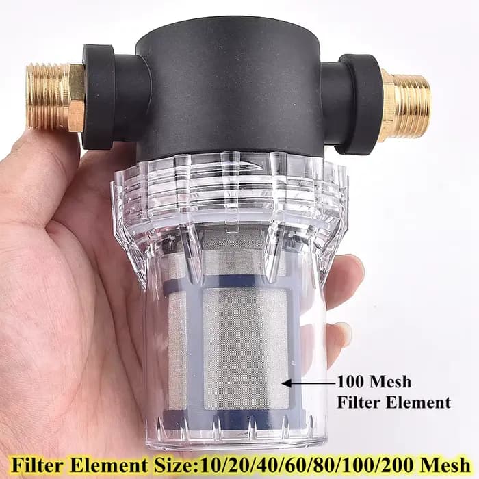 1/2 Inch Garden Watering Filter Agricultural Irrigation Impurity Prefilter Aquarium Tank Water Pump 