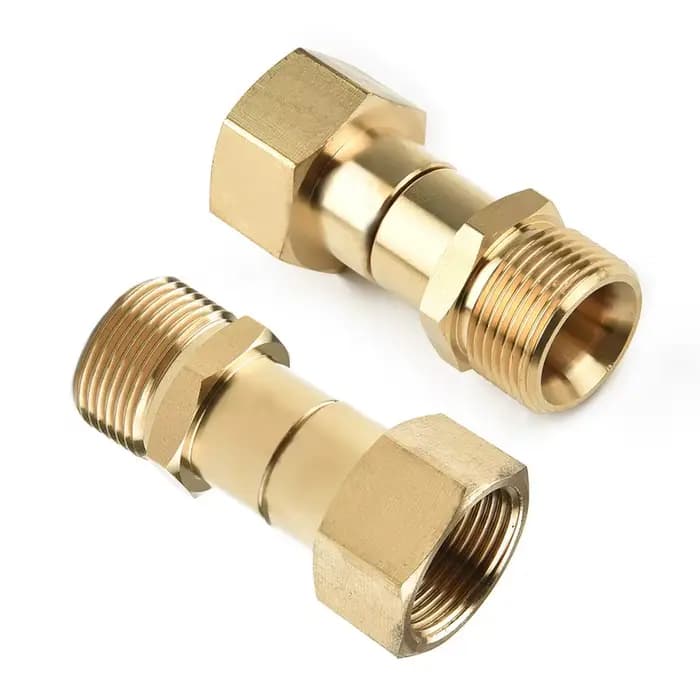 Connecteur de Joint pivotant pour nettoyeur haute pression, raccord de tuyau M22 14mm, filetage Anti