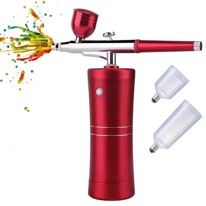 Pistolet pulvérisateur portable en acier inoxydable avec pompe à air, outil de glaçure de pot de pul