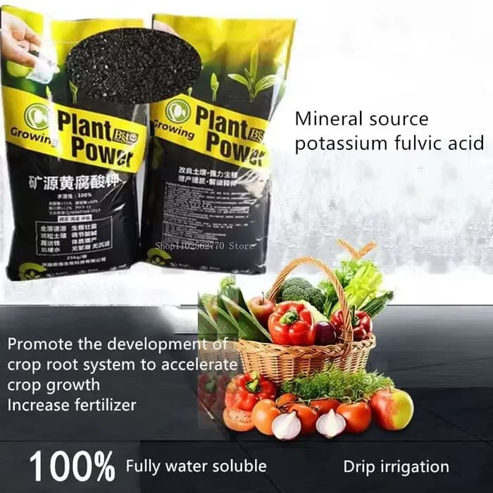 NapSource-Fulvate soluble dans l'eau pour le nettoyage du sol, navigateur pour plantes, 500g