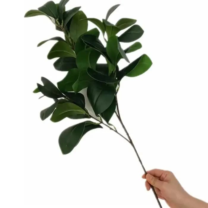 Plante Artificielle Magnolia Vert Bouquet de Mariée Décoration DIY de Haute Qualité pour Mariage, Ma