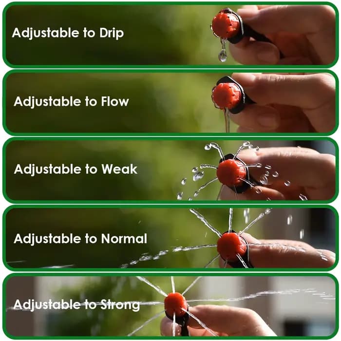 KESLA – système d'arrosage automatique pour jardin, Kit d'irrigation goutte à goutte, buses de 1/4 p