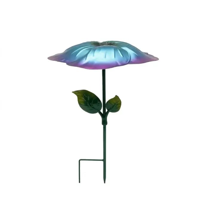 Parasol de jardin en forme de fleur, protection UV, résistant aux intempéries, couverture anti-rouil