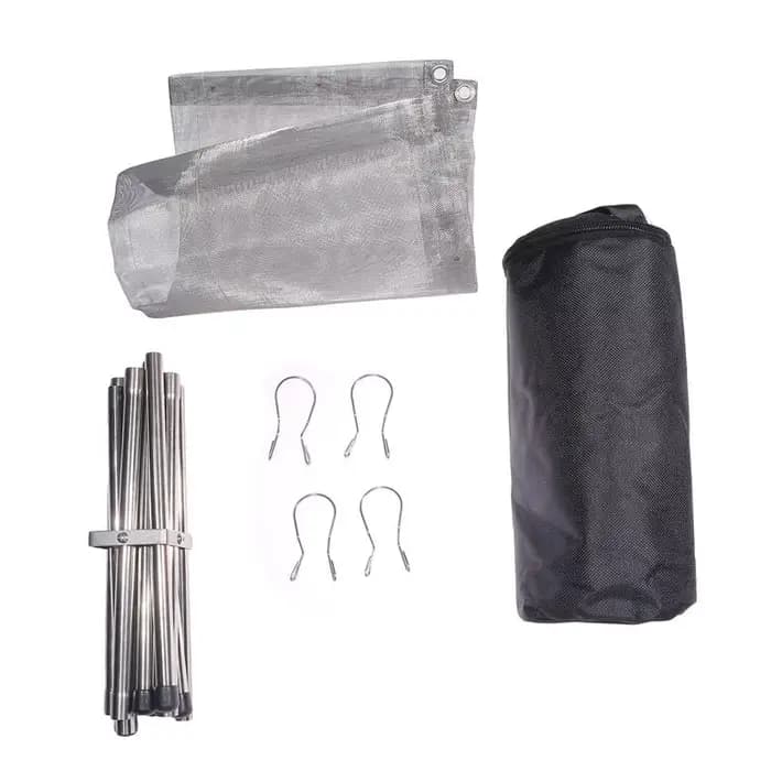Support de feu de camp pliable en maille, foyer d'extérieur Portable, support de feu de camp pour Ca