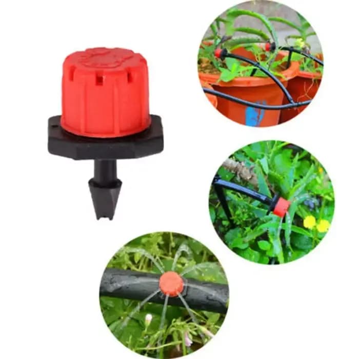 Buse de pulvérisation à connexion filetée pour arroseur d'eau réglable, d'argile de jardin, goutteur