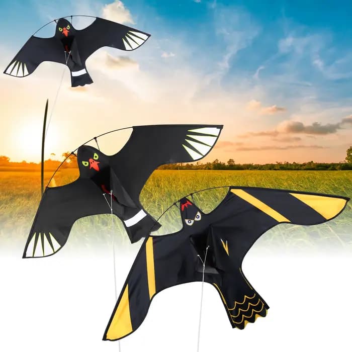 Répulsif pour oiseaux, cerf-volant d'aigle volant avec cultures, protecteur de ferme, lutte antipara