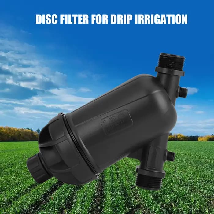 Filtre à disque d'irrigation à 120 mailles, 130 microns, niveau G1, interface crépine pour jardin et