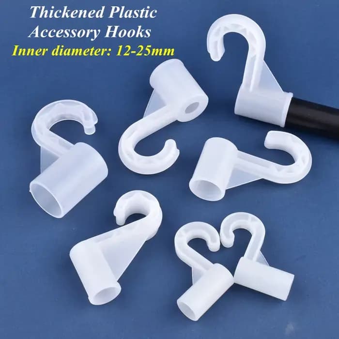 Crochet en plastique épais pour Psychimbibé, étagère, garde-robe, plante de jardin, connecteur de su