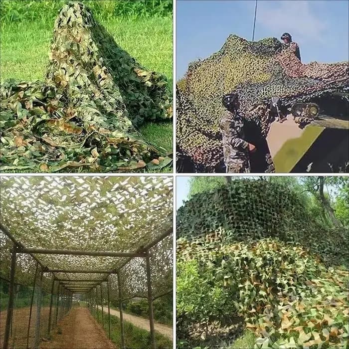 Filet de camouflage renforcé, double tissu oxford pour décoration d'abri, pare-soleil, clôture de ca