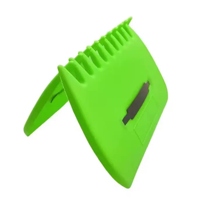 Râteau ramasse-feuilles en plastique durable, griffes de préhension manuelles pour le jardin extérie