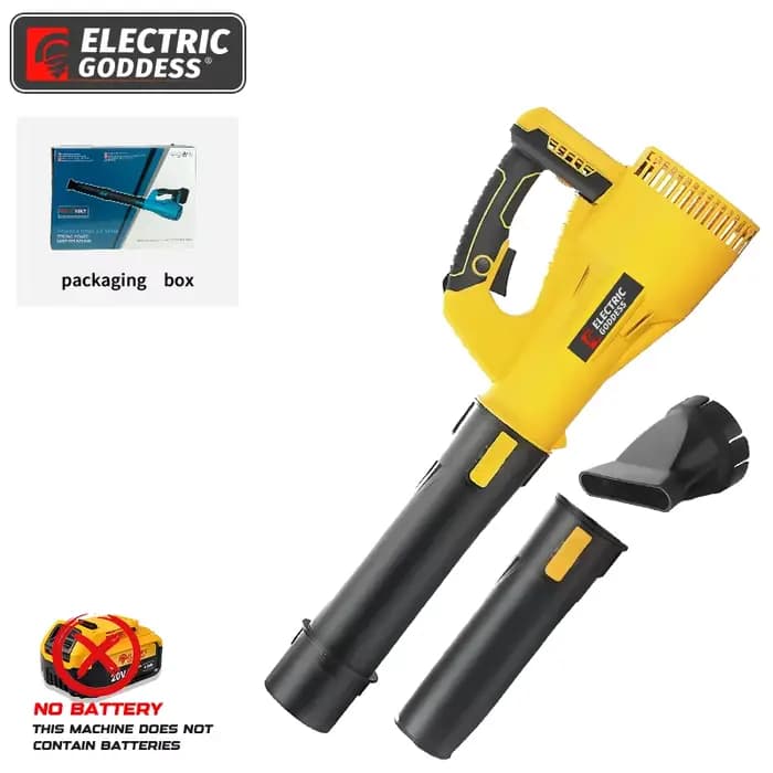 Souffleur de canon sans balais 5500W, souffleur de feuilles sans fil, efficace, soufflage de poussiè