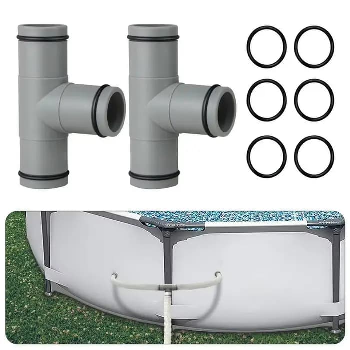 Connecteur de pompe de piscine en forme de T, connecteur de tuyau de 32mm, accessoires de Joint de p