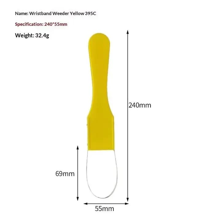 Outil de désherbage manuel à boucle pour jardin - Conception à boucle en fer avec lames tranchantes 
