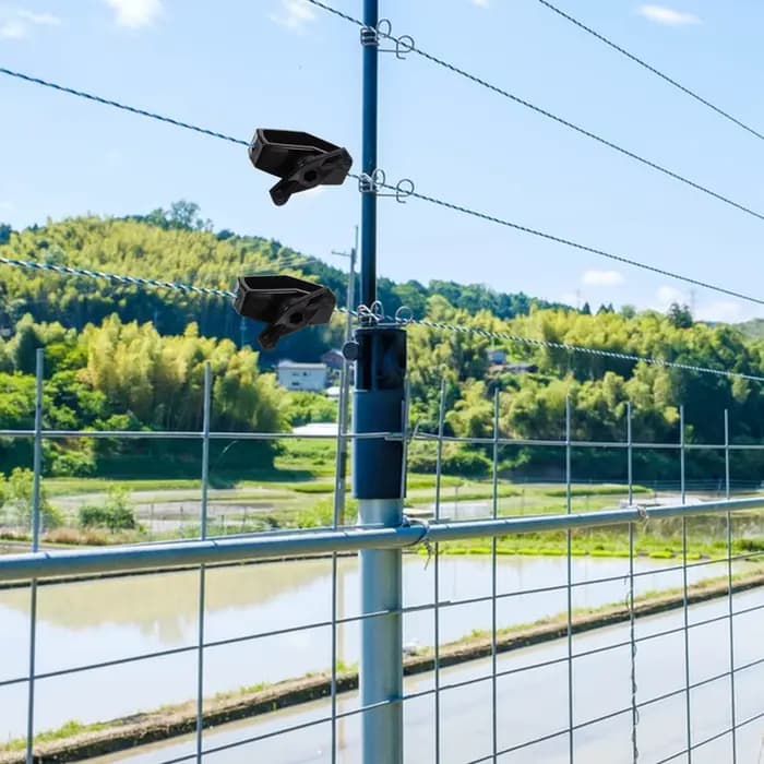 Tendeur de câble de clôture électrique, 6 pièces, tendeur de fil de jardin, tendeur de fil d'acier p