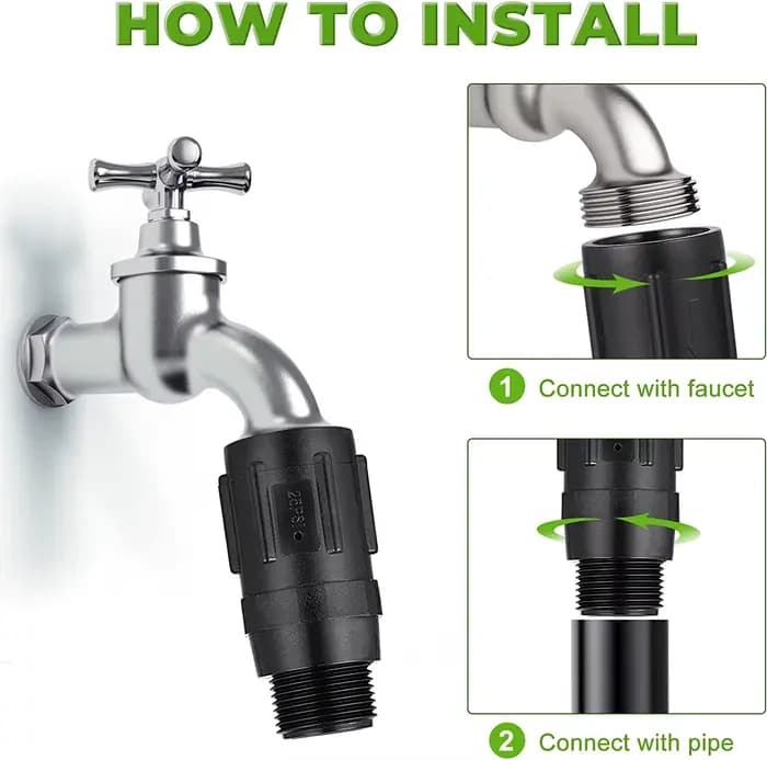 Régulateur de pression d'eau 15-45psi, vanne d'égouttement, filetage Bsp 3/4 pouces, Valve de réduct