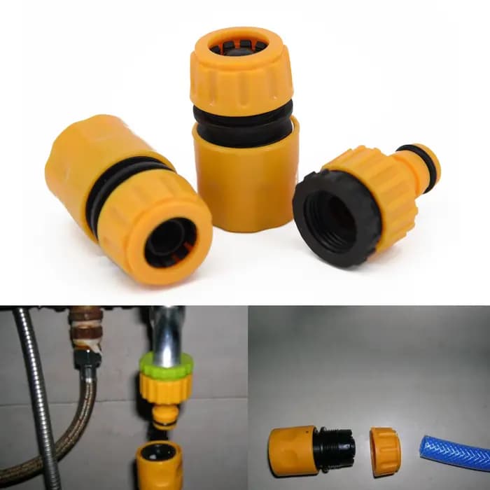 3 pièces 1/2 tuyau raccord ensemble jardin 4 branches tuyau d'eau connecteur rapide adaptateur nouve