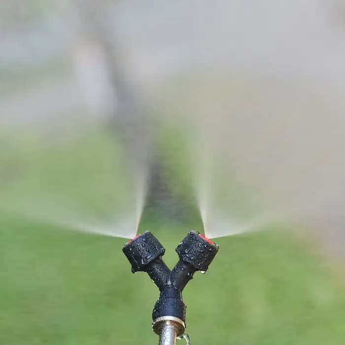 Buse de pulvérisation d'atomisation agricole, tête de buse simple/Double, Irrigation de pelouse de j