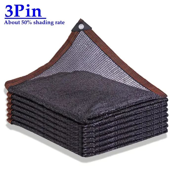 Filet pare-soleil Anti-UV en PEHD noir, 40 ~ 90% ombrage, abri pour Gazebo, Pergola extérieure, couv