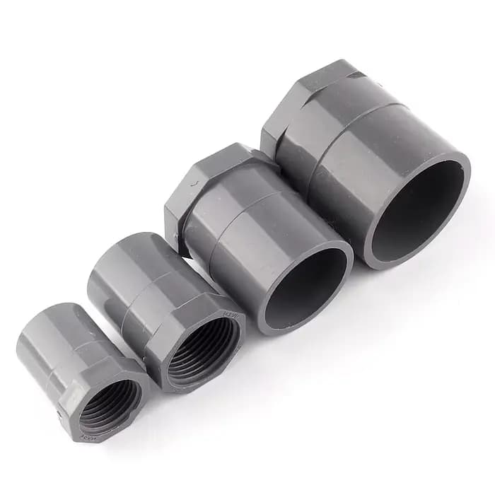 Joendoco-Tuyau d'Eau d'Irrigation de Jardin, Filetage Femelle en PVC, Connecteur Droit, Précieux, Po