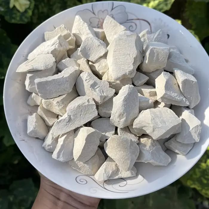 Argile blanche naturelle 50g/100g/200g, terre blanche, morceaux d'argile blanche, matériaux de décor