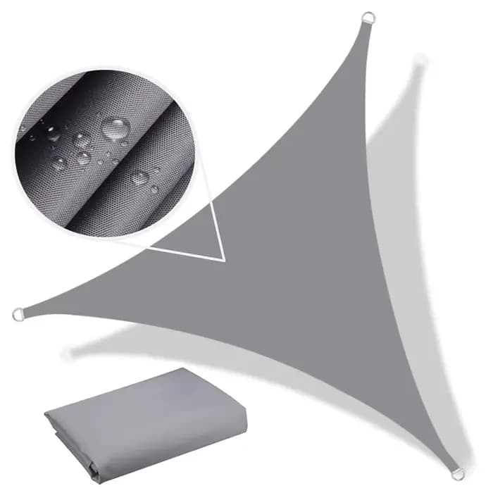 Voile d'ombrage triangulaire multi-tailles, imperméable, pour jardin extérieur, Patio, fête, protect