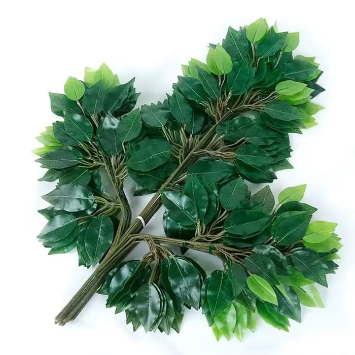 Feuilles artificielles de Ginkgo Biloba de haute qualité, 10 styles, couleur verte, branches de Gink