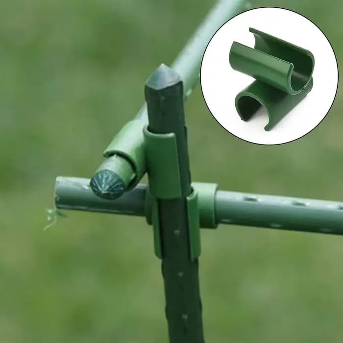 Support de connecteur en treillis, 50 pièces, clips croisés pour cadre de jardin, 8mm/11mm/16mm/20mm