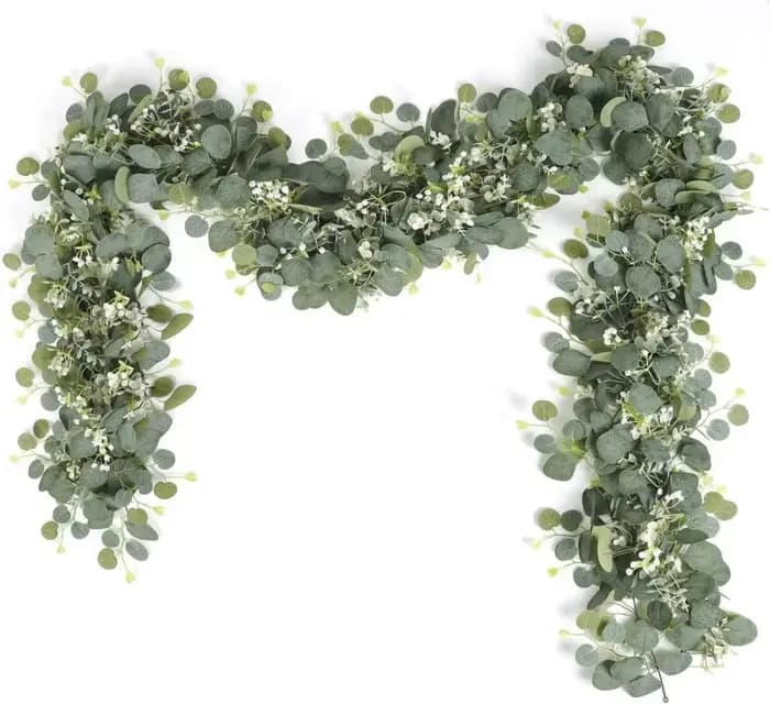 Plantes artificielles verdure feuillage vigne saint valentin mariage extérieur jardin cour arc maiso