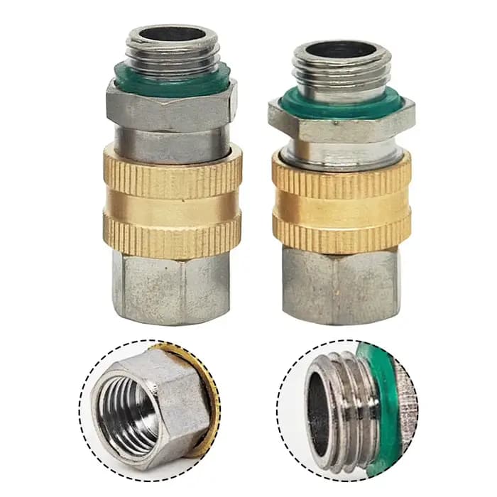 Connecteur rapide en cuivre pour pompe à piston de dosage agricole, accessoires de connecteur de dis