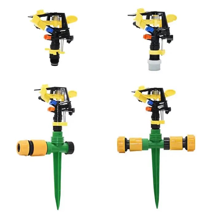 Arroseurs rotatifs pour pelouse de jardin, filetage 1/2 "3/4", automatique à 360 degrés, buse d'irri